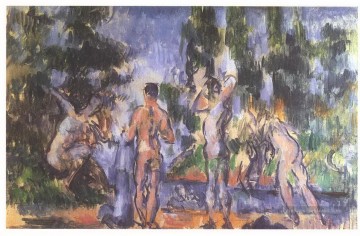  baigneurs - Quatre baigneurs Paul Cézanne